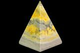 Polished Bumblebee Jasper Pyramid - Indonesia #114997-1